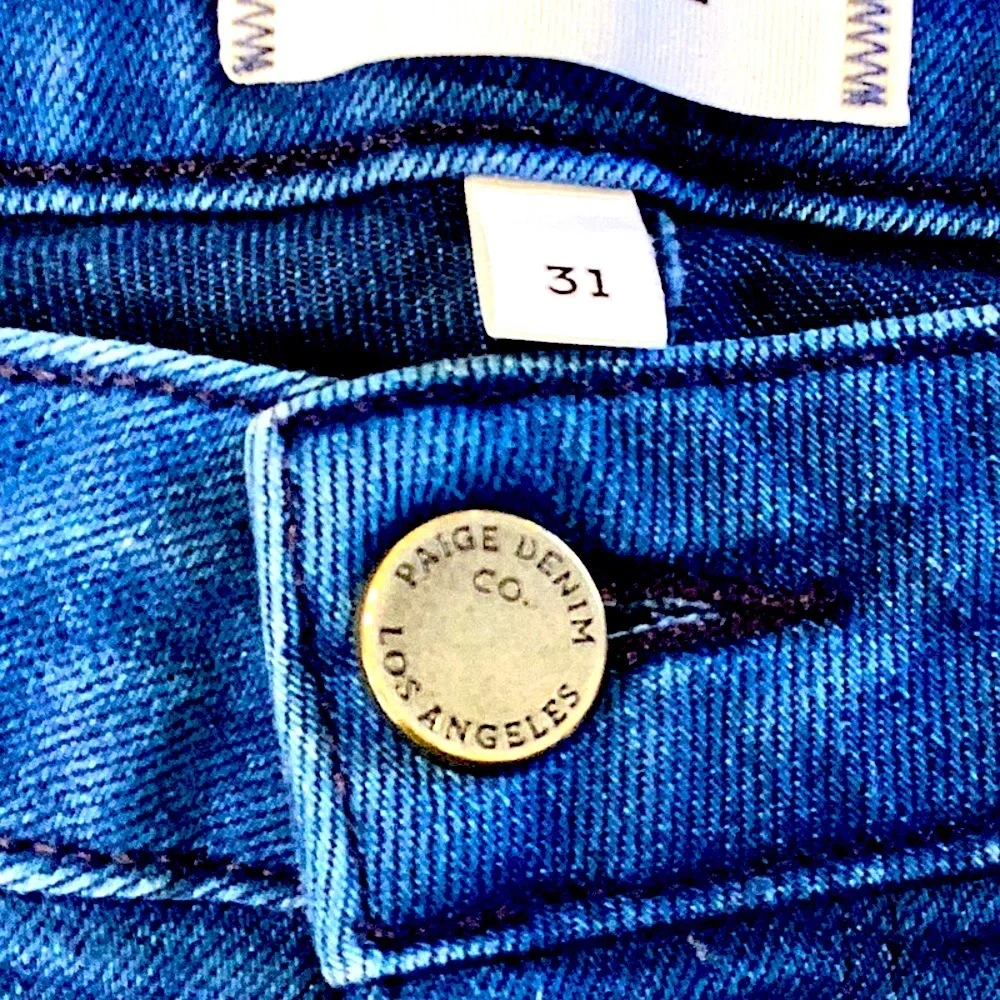 PAIGE VERDUGO ULTRA SKINNY JEANS. MEDIUM WASH. SIZE 31 - Picture 10 of 12